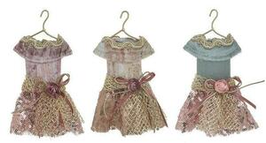 Dress Set 6 Decoratiuni suspendabile Craciun, Textil, Multicolor
