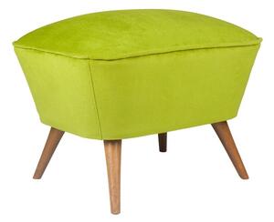Fotoliu puf, Zeon, 558ZEN1327, Lemn, Verde alune