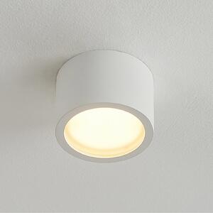 Arcchio downlight Nieva, GX53, alb, rotund, Ø 10cm, metal, reglabil, Alb, Hol, Aluminiu, Modern