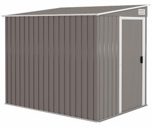 Outsunny Casă din Metal Galvanizat 7 x 5ft, cu Ușă Glisantă | Aosom Romania