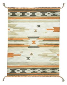 Covor reversibil pentru exterior din plastic reciclat Green Decore Aztec, 90 x 150 cm