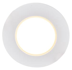 Set de 6 spoturi îngropate albe cu LED reglabil în 3 trepte IP65 - Blanca
