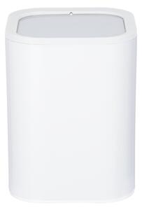 Cos de gunoi pentru baie, din plastic, Oria Alb, 7L, L19,5xl19,5xH25 cm