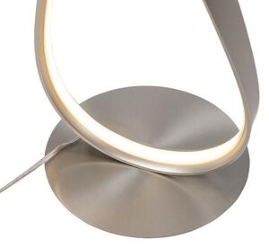 Lampă de podea modernă din oțel, cu LED și dimmer - Belinda