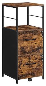 Comoda birou, Vasagle, Negru , 41x40.2x107.9 cm
