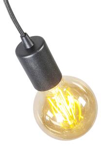 Lampă suspendată inteligentă neagră cu WiFi G95 - Facil
