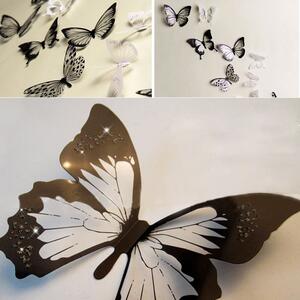 Set 18 autocolante 3D Ambiance Butterflies Chic