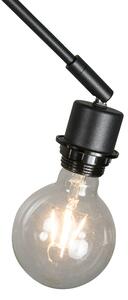 Lampă modernă suspendată neagră fără umbră - Blitz II