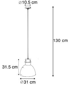 Lampă suspendată inteligentă gri 30 cm incl. Sursă de lumină WiFi A60 - Dory
