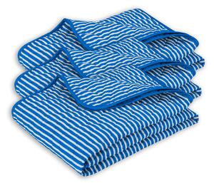 3xPătură 2în1 Essentials Dormeo Albastru/Alb 140x200
