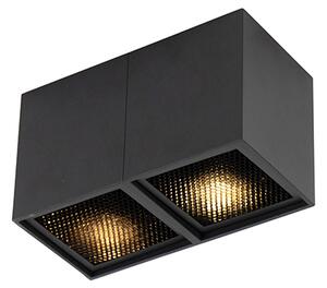 Design spot negru cu 2 lumini - Qubo Honey