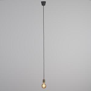 Suspensie moderna bronz cu cablu negru - Cava Classic