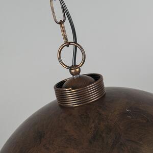 Lampă suspendată industrială maro ruginit 50 cm - Magna Classic