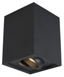 Spot inteligent negru reglabil incl. WiFi GU10 - Quadro Up