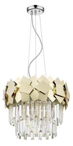 Lustră de cristal pe cablu QUASAR 5xE14/40W/230V Zuma Line P0506-05A-F4E3