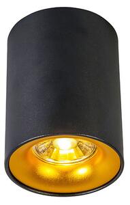 Spot inteligent negru cu auriu, inclusiv sursă de lumină WiFi GU10 - Ronda