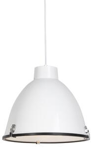 Lampă suspendată industrială albă de 38 cm reglabilă - Anteros