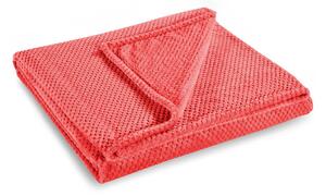 Pătură din microfibră DecoKing Henry, 170 x 210 cm, roșu