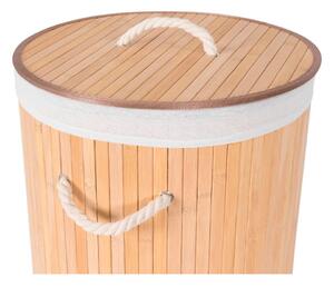 Coș rotund din bambus pentru rufe Compactor Round