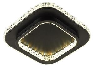 Lustra bucatarie LuminiLux ,Negru ,24*24 cm , Metal, LED