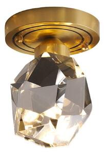 Plafoniera Crystally LuminiLux, Gold, 11 x 16 cm, Cristal
