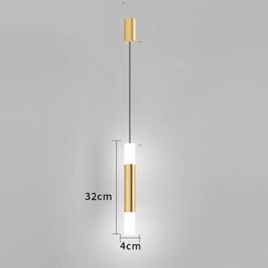 Lustra Agys, LuminiLux ,Gold, 65 cm , Metal ,LED