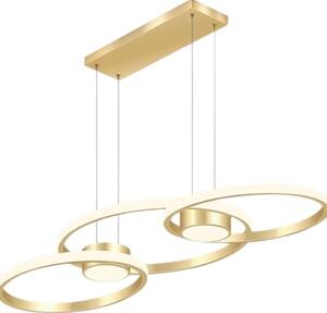 Lustra Yosana, LuminiLux ,Gold, 89cm , Metal ,LED