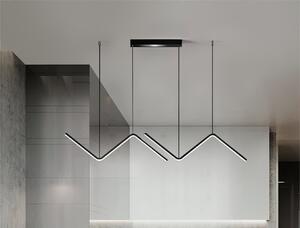 Candelabru Liseyn, LuminiLux, Black, 100 cm, METAL ,LED