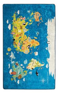 Covor copii World Map, 100 x 160 cm