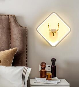 Lampa Opulenta, LuminiLux, Alb, 30*25 cm, Metal+Acril, LED