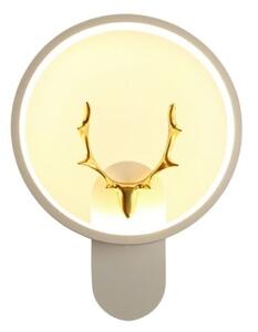 Lampa Eleganza, LuminiLux, Alb, 23*20 cm, Metal, LED