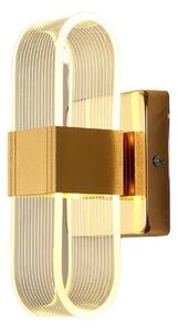 Aplica Splendore, LuminiLux, Gold,10*21 cm, Metal, LED