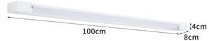 BRILAGI - Iluminare LED pentru oglindă de baie AQUA LINE, 28 W, 230 V, 100 cm, IP44, alb