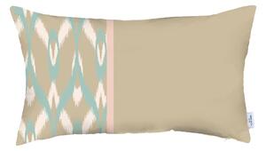 Față de pernă decorativă Mike & Co. NEW YORK Honey Pattern, 31 x 50 cm, bej-verde