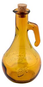 Oțetieră din sticlă reciclată Ego Dekor Di Vino, 500 ml, galben