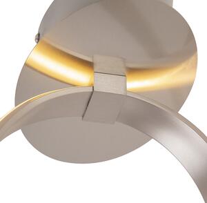 Lampă de plafon design din oțel reglabilă, inclusiv LED - Viola Due