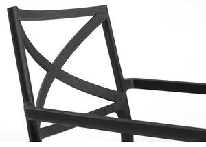 Scaun de grădină negru din plastic Metalix – Keter