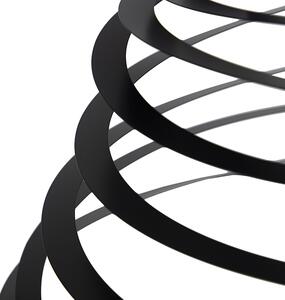 Abajur din oțel negru 50 cm - Spiral