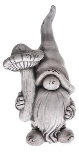 Decorațiune Dakls Mus Gnome, înălțime 44,5 cm, gri
