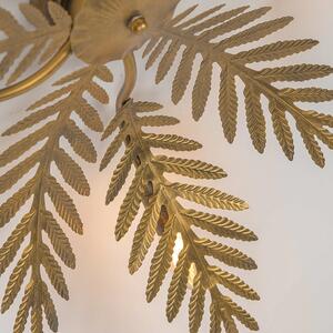 Plafoniera vintage cu 5 lumini de aur - Botanica