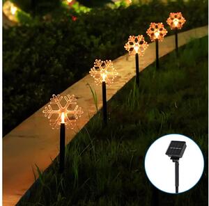 Corp de iluminat LED solar de Crăciun Aigostar LED/0,054W/1,2V 1m IP65 alb cald