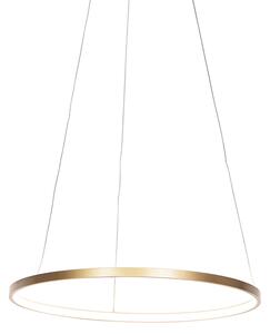 Lampă modernă cu inel de aur 60 cm incl. LED - Anella