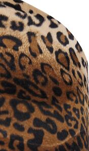 Abajur velur design leopard 40/40/40 auriu interior