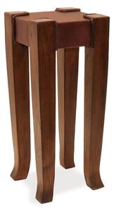 Set 2 mese din lemn Auxiliar Nuc, L37xl37xH65 cm / L24xl24xH56 cm