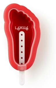 Formă din silicon pentru înghețată în formă de picior Lékué Iconic, roșu