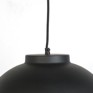 Lampă suspendată neagră cu alamă în interior 40 cm - Hoodi