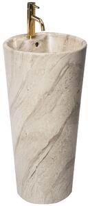 Lavoar freestanding de sine stătător Ceramic Rea Blanka Natural Matt Marmură