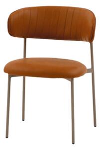 Scaun Mira, tesatura, structura metalica - PORTOCALIU