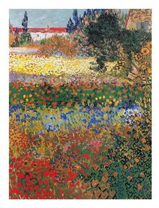 Reproducere tablou Vincent van Gogh - Flower garden, 40 x 30 cm
