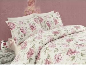 Lenjerie de pat pentru pat dublu Care, 200 x 220 cm, roz